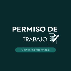 Permiso de trabajo con tarifa